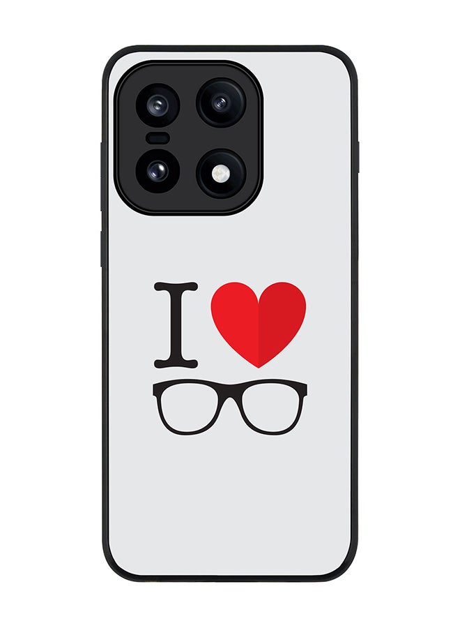 For OnePlus 15 Case,Slim fit Camera Protection, Shockproof Thin Phone cover  - I Love Glasses